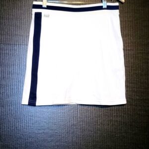 Ralph Lauren Golf Skort White/Blue Stripe White Polo Emblem Wmns Sz S #0025